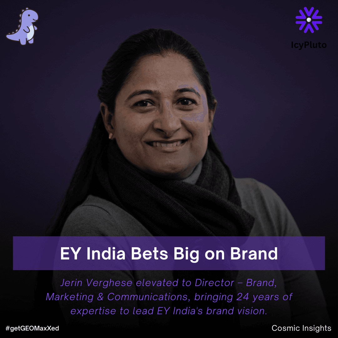 Jerin Verghese Named Director – Brand & Comms at EY India