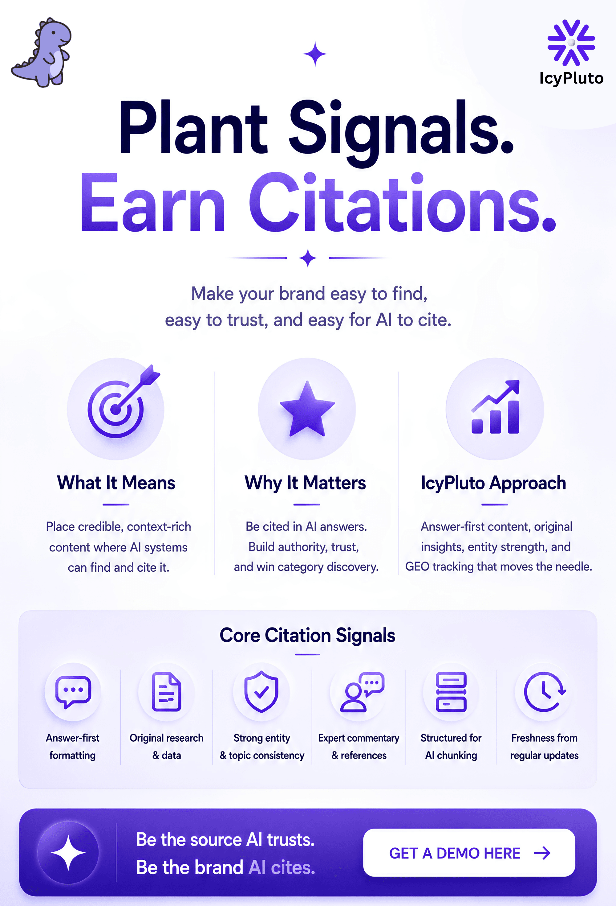 Citation Seeding for AI Answers: How IcyPluto Helps Brands Get Cited Faster